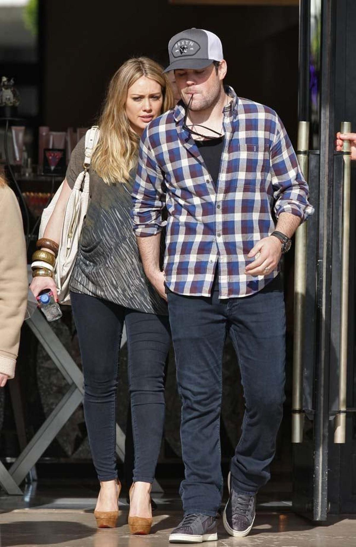 Hillary Duff y Mike Comrie