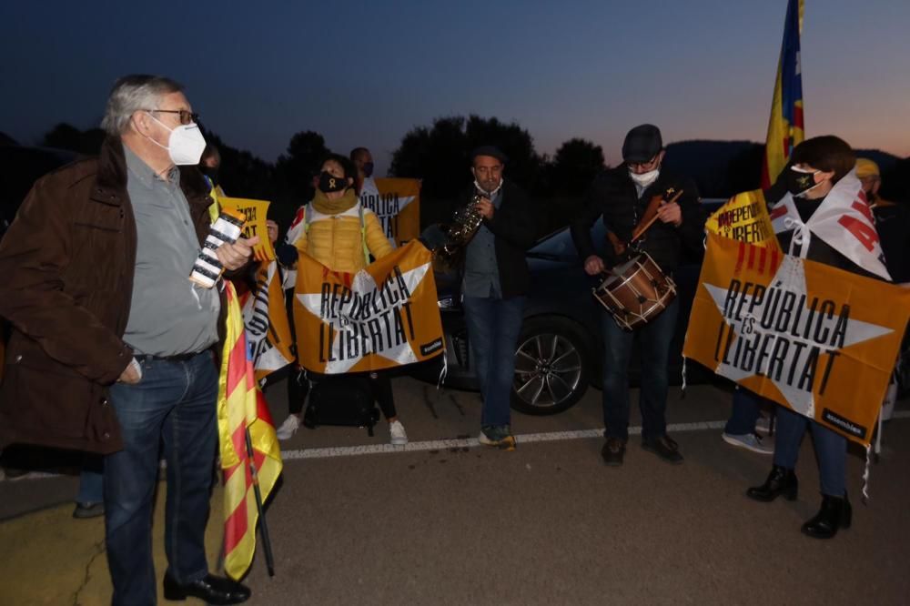 Els presos independentistes tornen a la presó de Lledoners