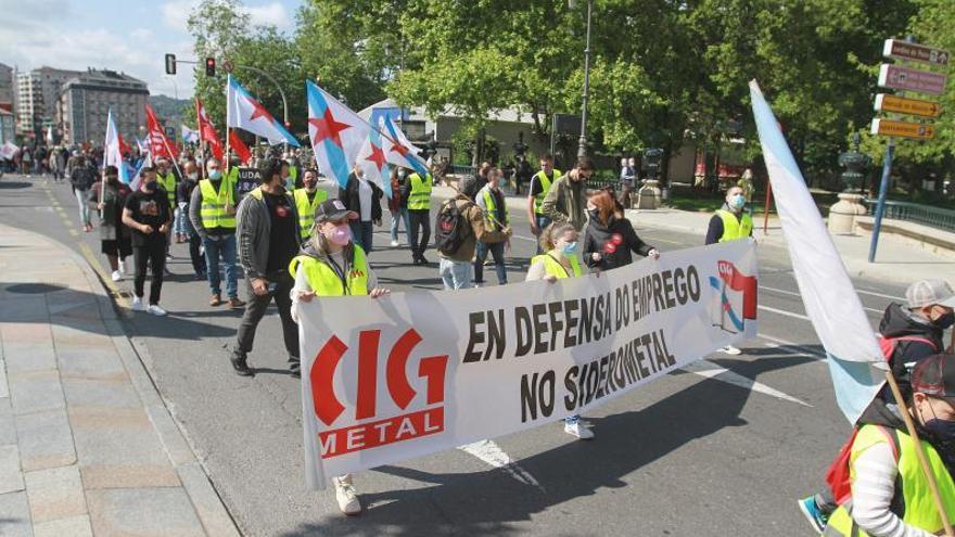 La marcha de la CIG, en 2021. |   // IÑAKI OSORIO