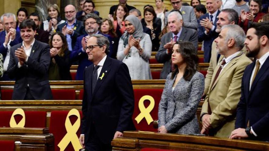 Quim Torra, investido como presidente de la Generalitat