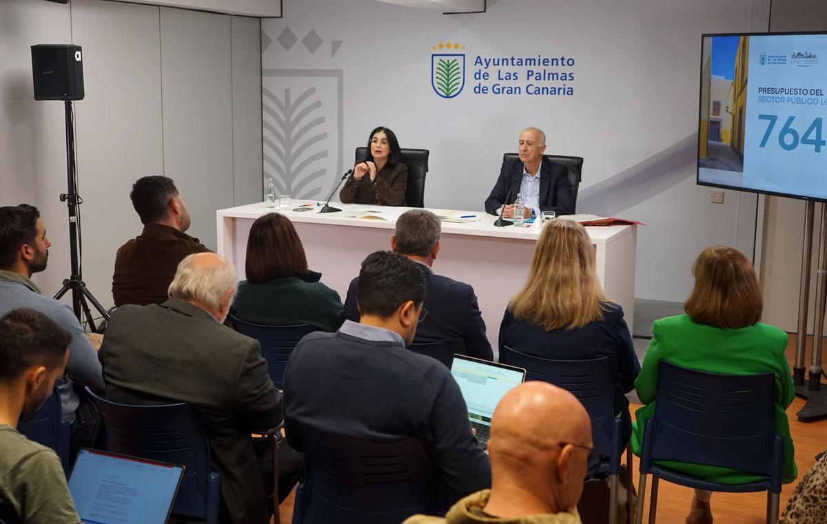 Presentación de los presupuestos de Las Palmas de Gran Canaria 2026.