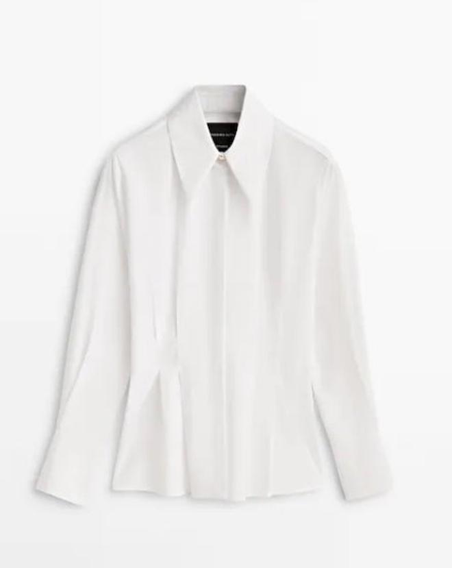 Camisa blanca de Massimo Dutti