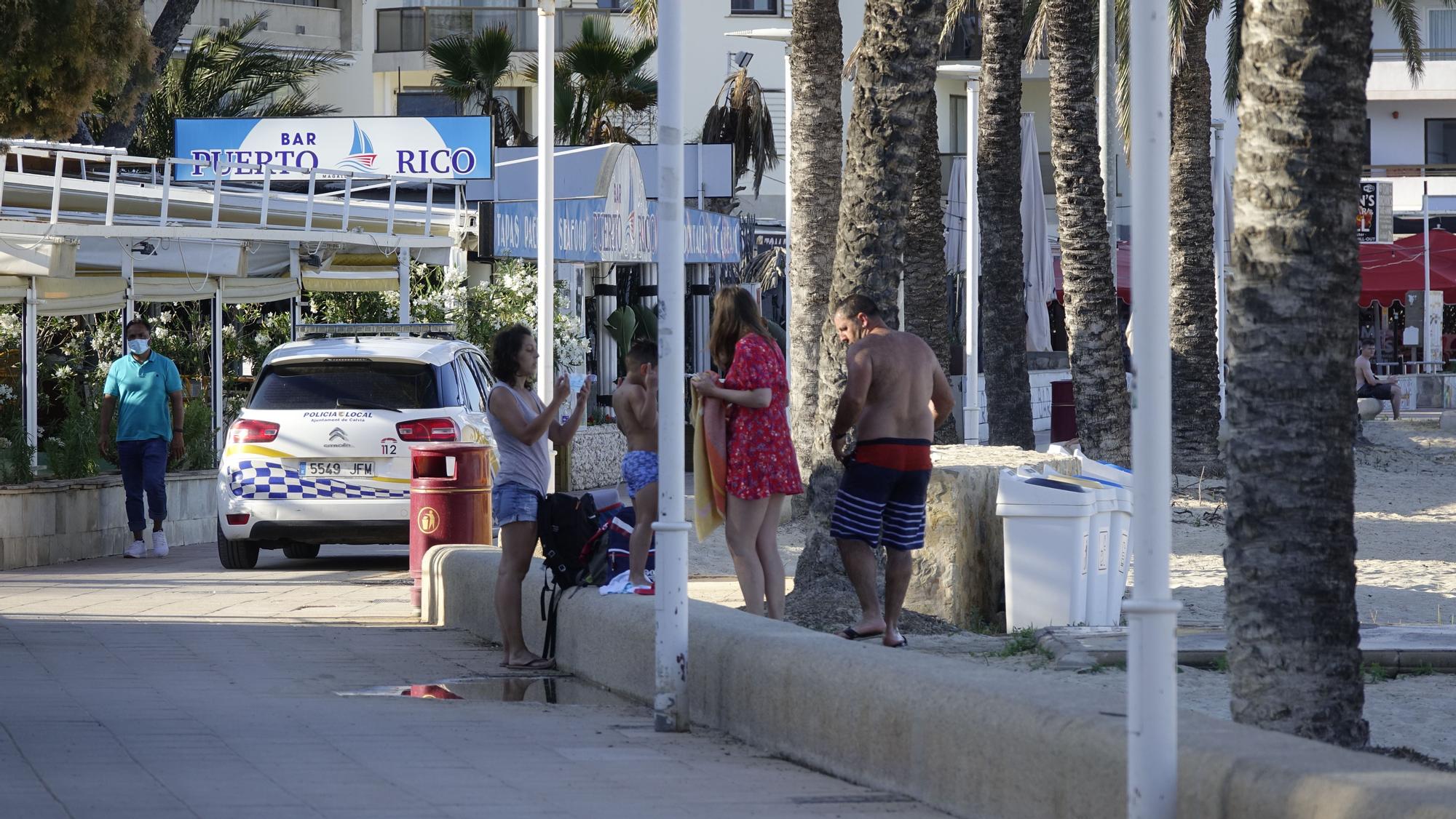 Cierre de playas en la Part Forana por Sant Joan