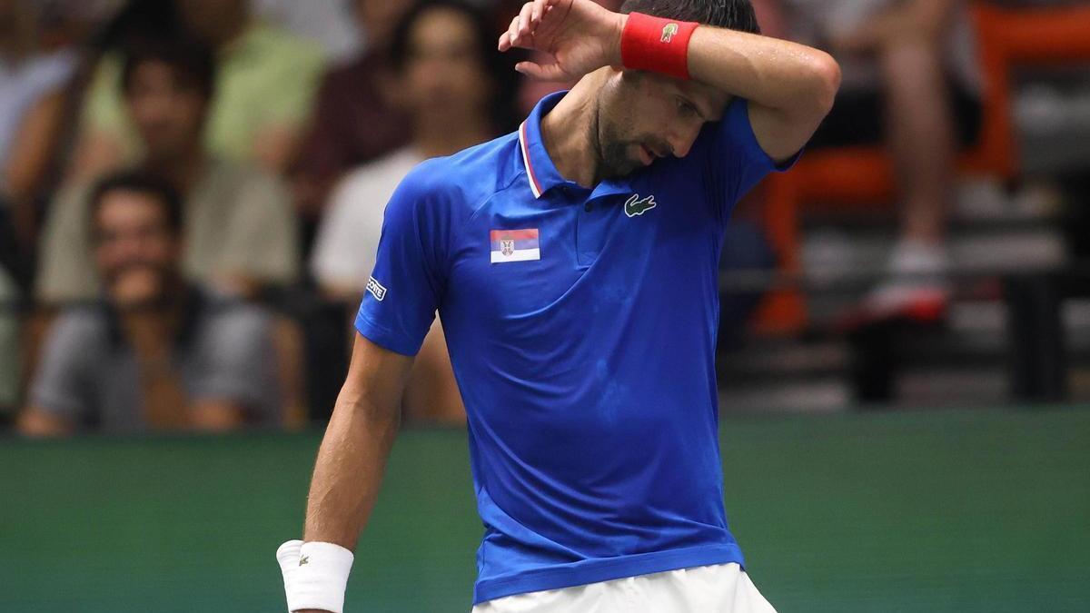 Djokovic acusa el calor en La Fonteta.