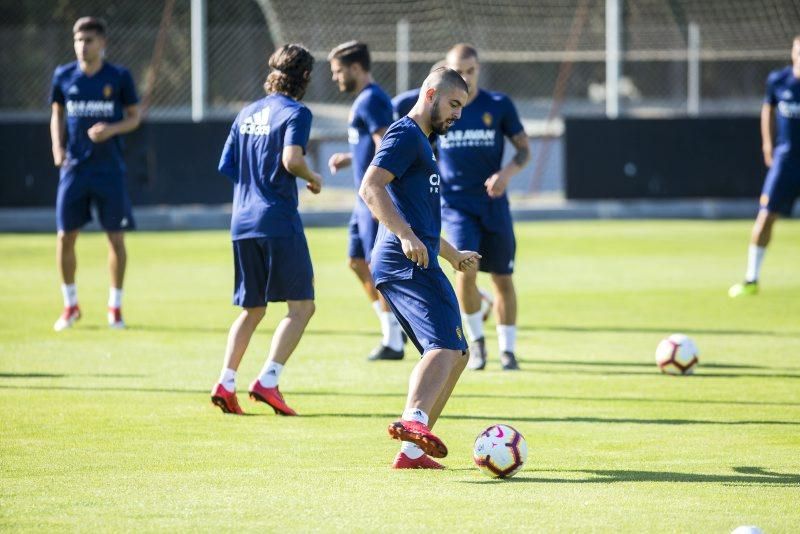 Primer entrenamiento del Real Zaragoza