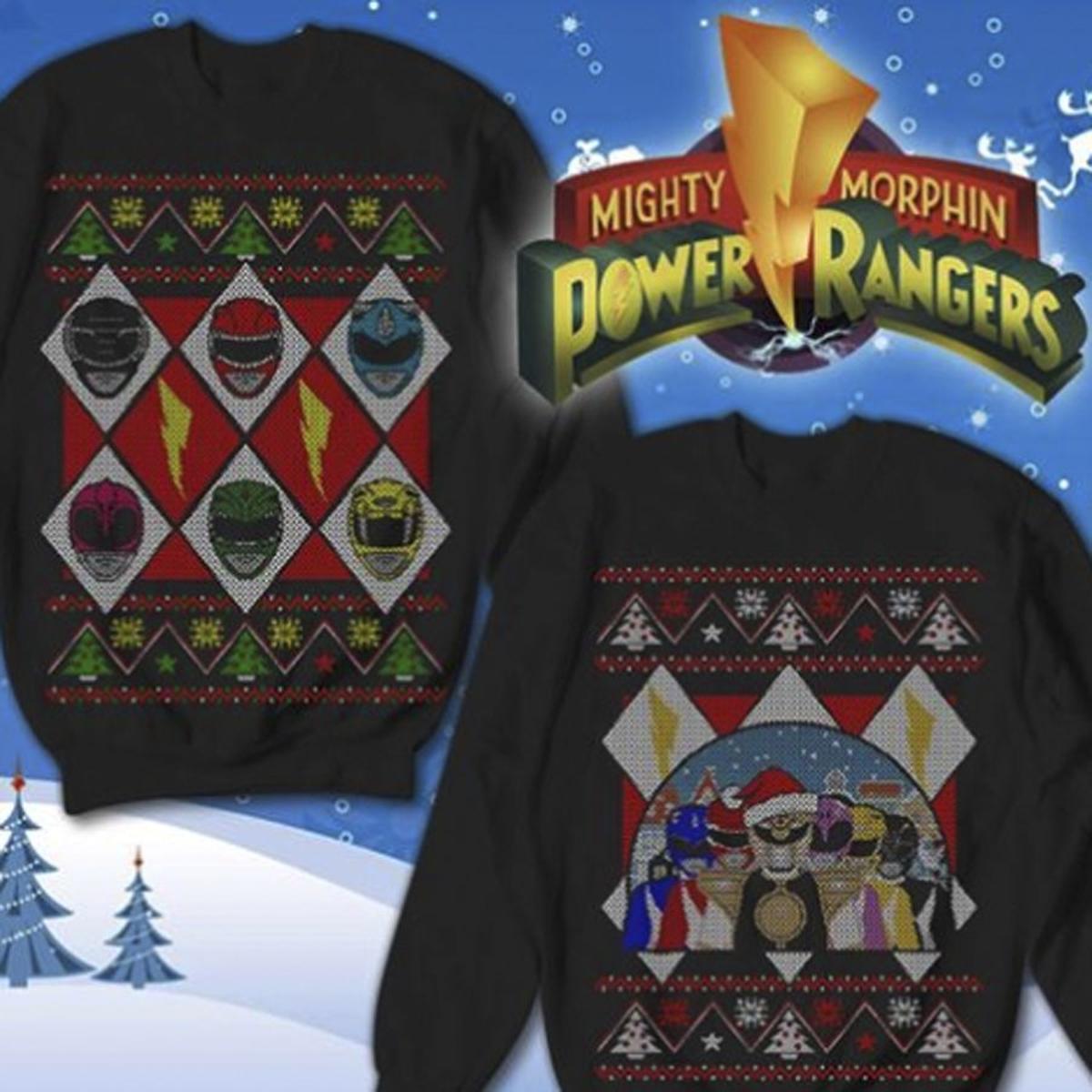 Día del jersey feo navideño: Jersey Power Ranger