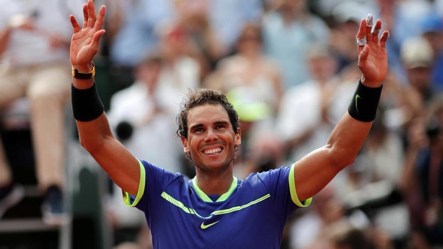 Ein strahlender Sieger: Rafael Nadal in Paris.