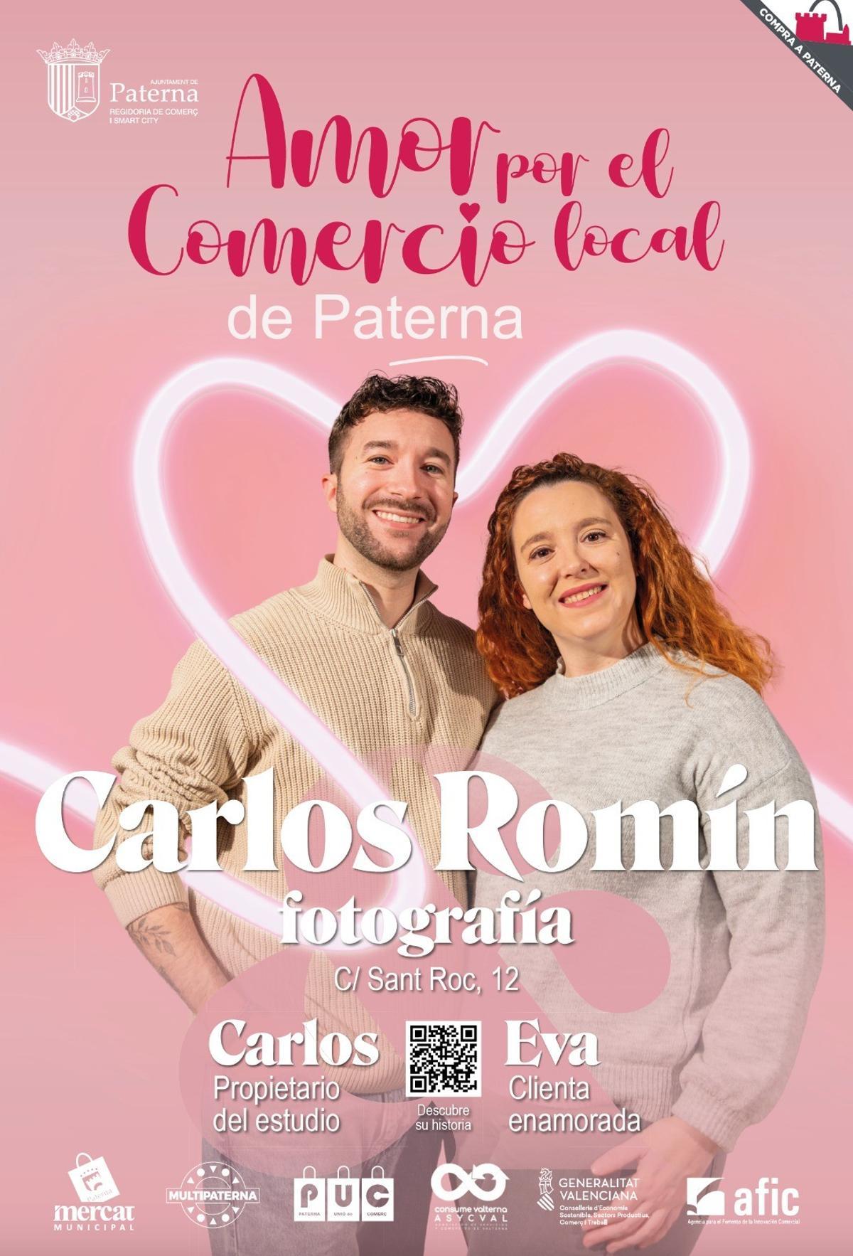 Cartel campaña Amor por el comercio local de Paterna.
