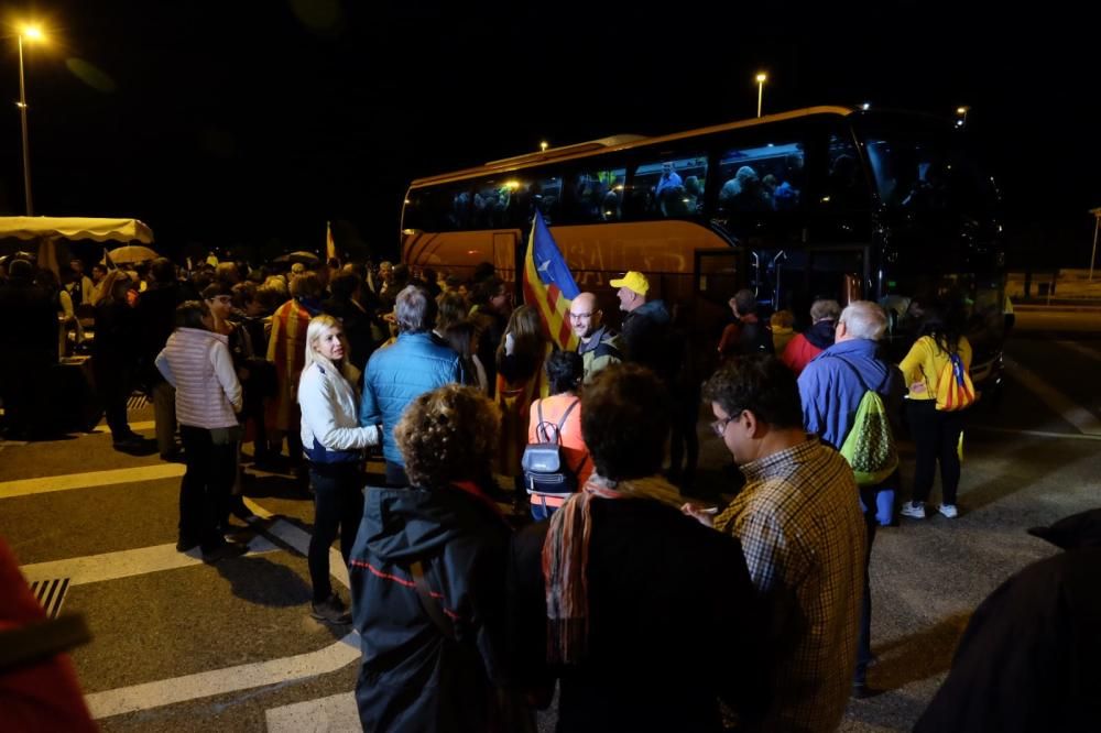 Concentració al Puig de les Basses per la llibertat dels presos polítics.