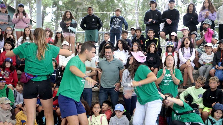 La convivencia en el campamento se ve potenciada por el entorno natural en el que se desarrolla. |  // FDV