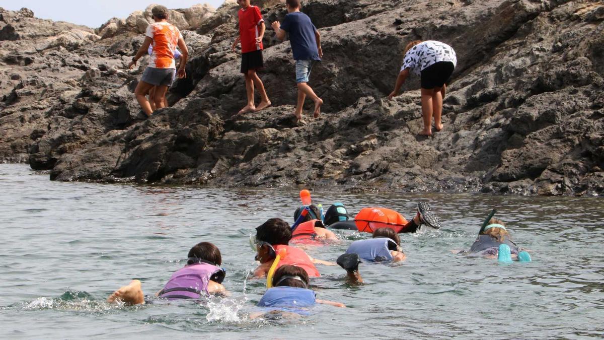 Creen itineraris d''snorkel' a tres cales del cap de Creus on s'hi prohibirà la pesca