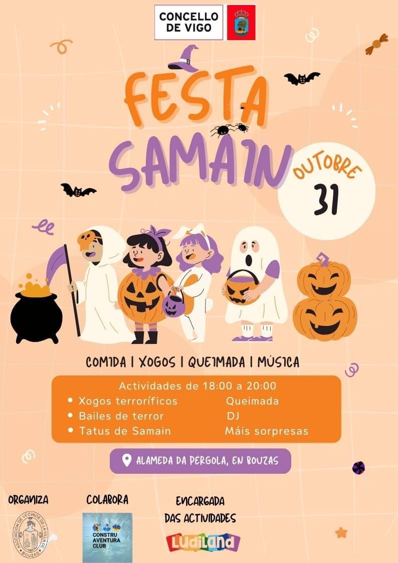 Programa del Samaín en Bouzas 2023.