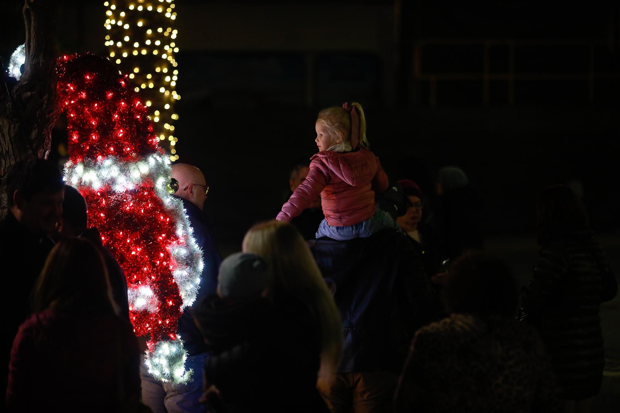 Encendido del alumbrado navideño en Sant Antoni