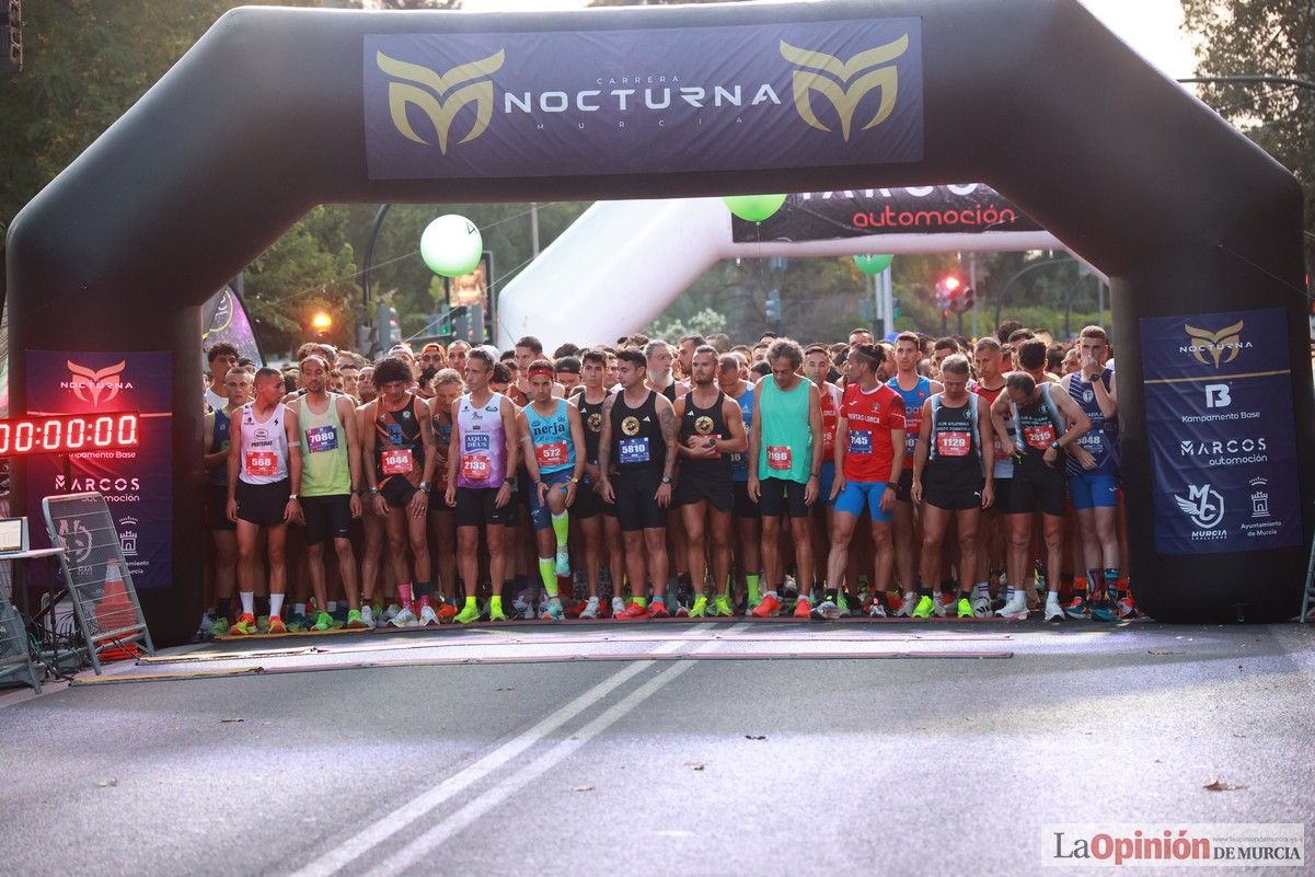 Las mejores imágenes de la carrera nocturna de Murcia