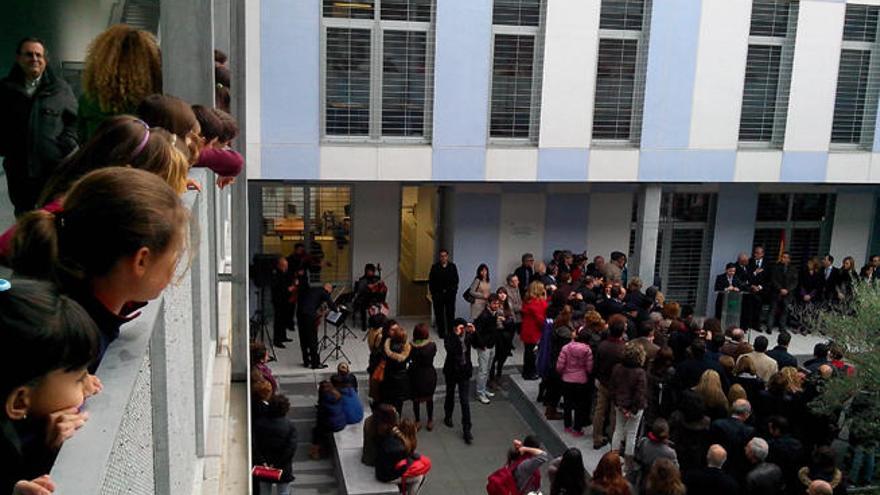 Inauguración del conservatorio Martín Tenllado, este lunes.