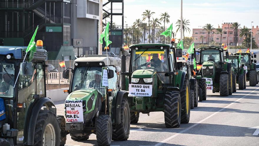 La tractorada contra el acuerdo de Mercosur arranca desde Elche