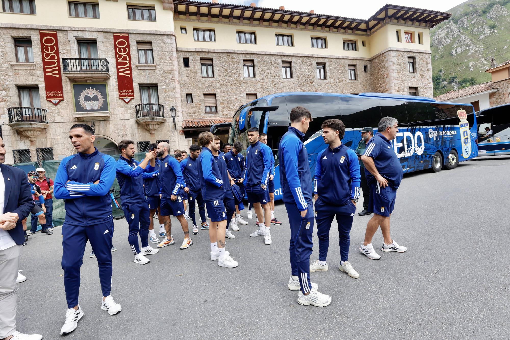 Visita del Real Oviedo al Santuario de Covadonga