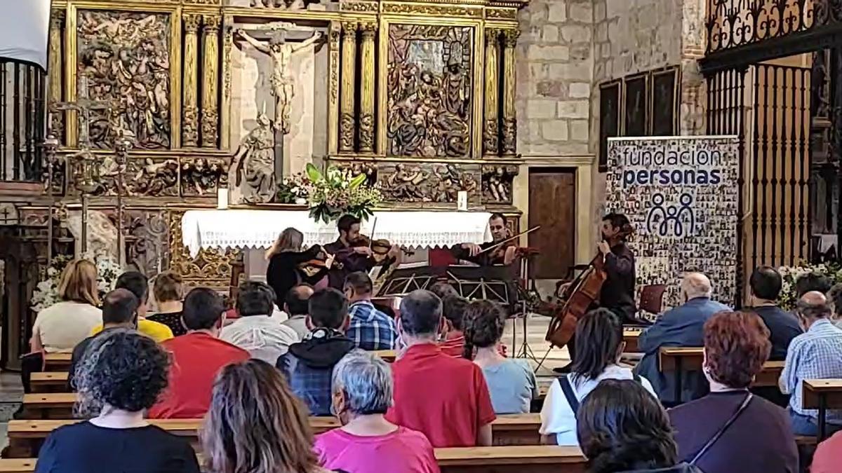 Concierto del Cuarteto Ribera en Morales del Vino.