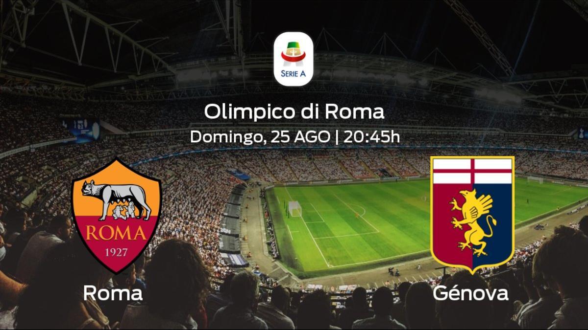 Previa del partido: la Roma recibe al Génova en la primera jornada