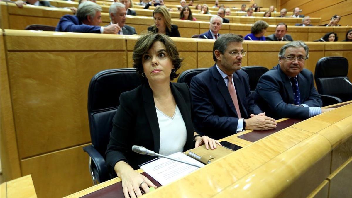  El Govern esgrimeix al Senat els motius pels quals activa l’article 155