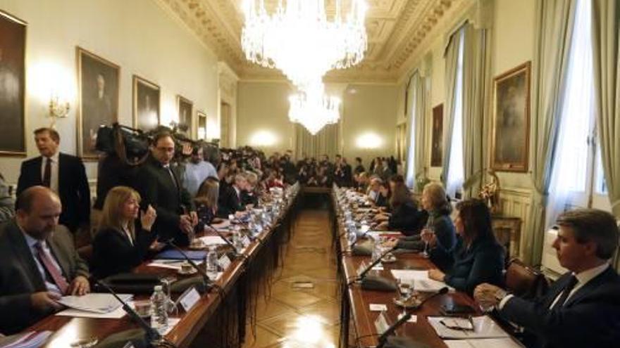 Imatge de la reunió preparatòria de la Conferència de Presidents.