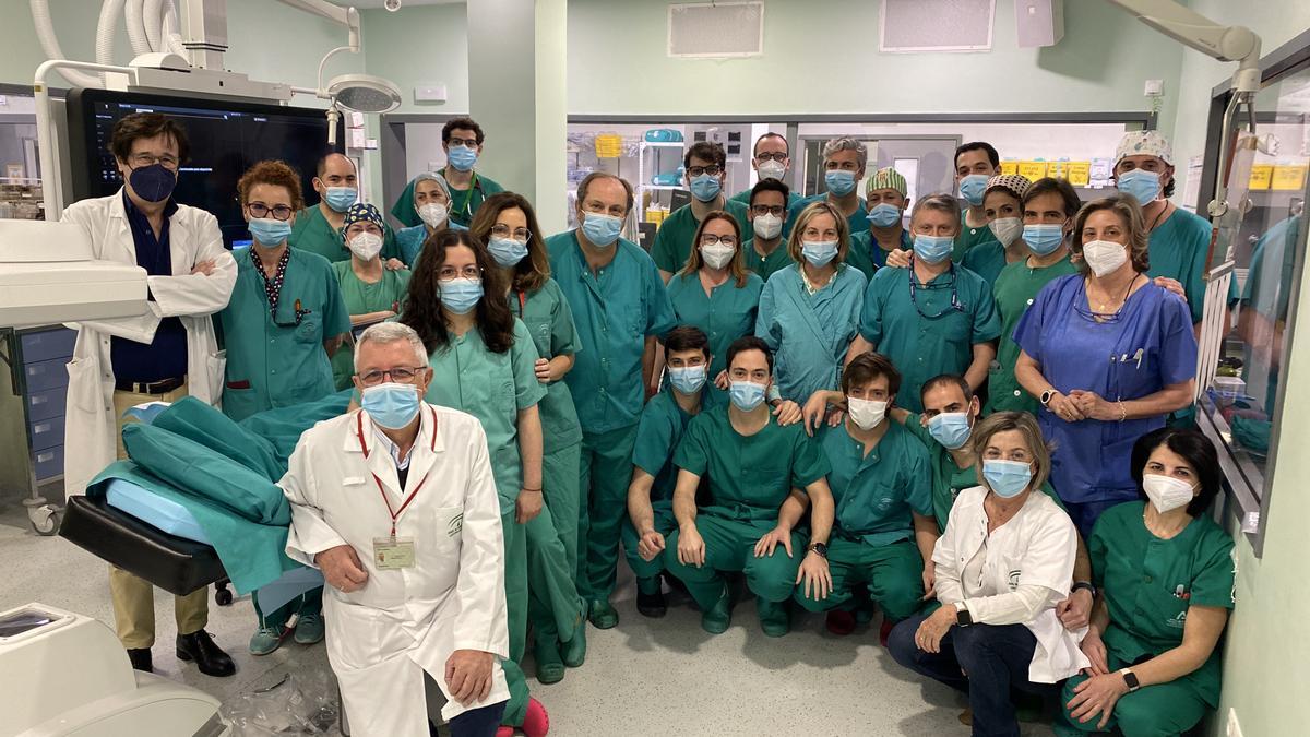 Profesionales del servicio de Cardiología del hospital Reina Sofía.