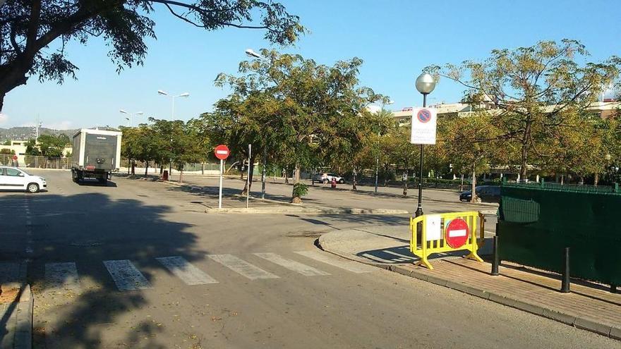 El aparcamiento de la calle Riu Sil de Santa Ponça donde este año se celebrará la fiesta de la cerveza.