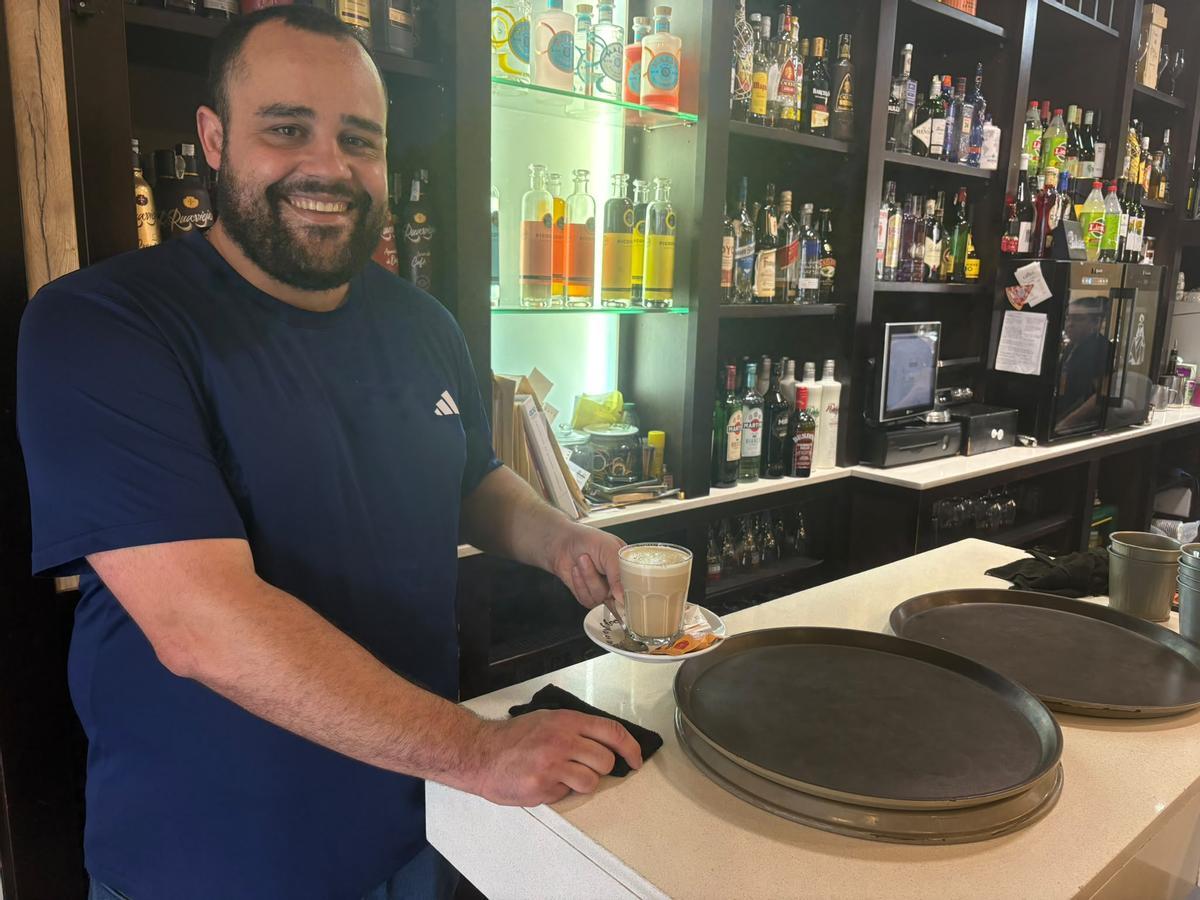 David Ariste, hostelero de La Felguera