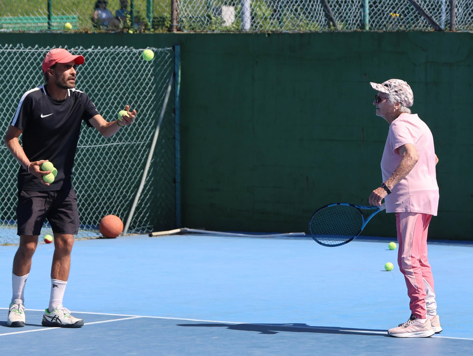 El ‘match ball’ de Esther a sus 90 años: “Estoy como una rosa”