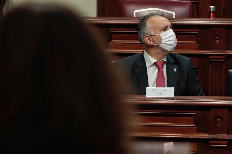 Pleno en el Parlamento de Canarias, 15/12/2021