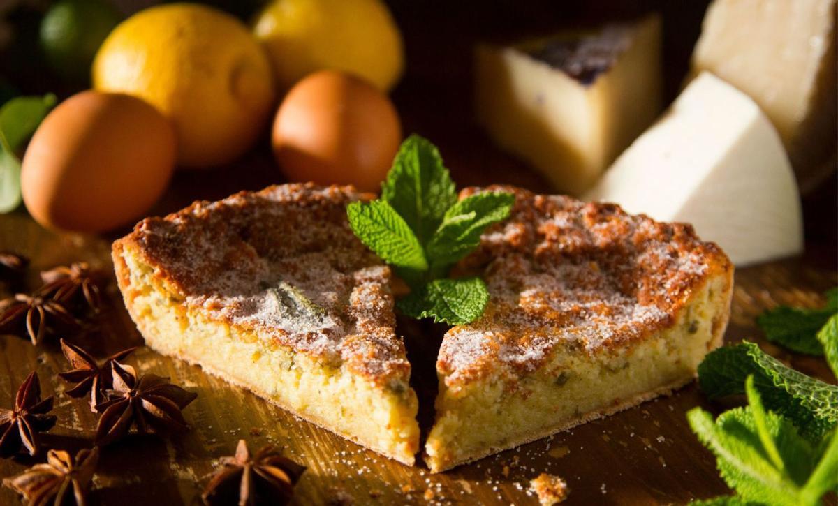 El flaó ibicenco es una tarta de queso con hierbabuena cuyos orígenes se remontan a la edad media. | GETTY IMAGES