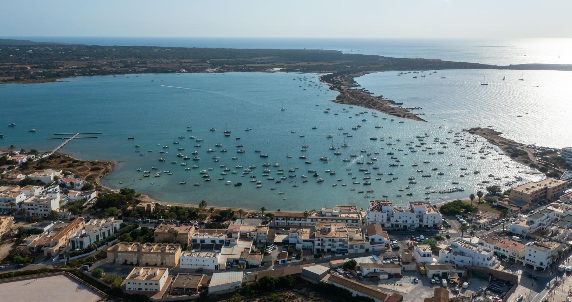 Las espectaculares imágenes de Formentera desde el aire.