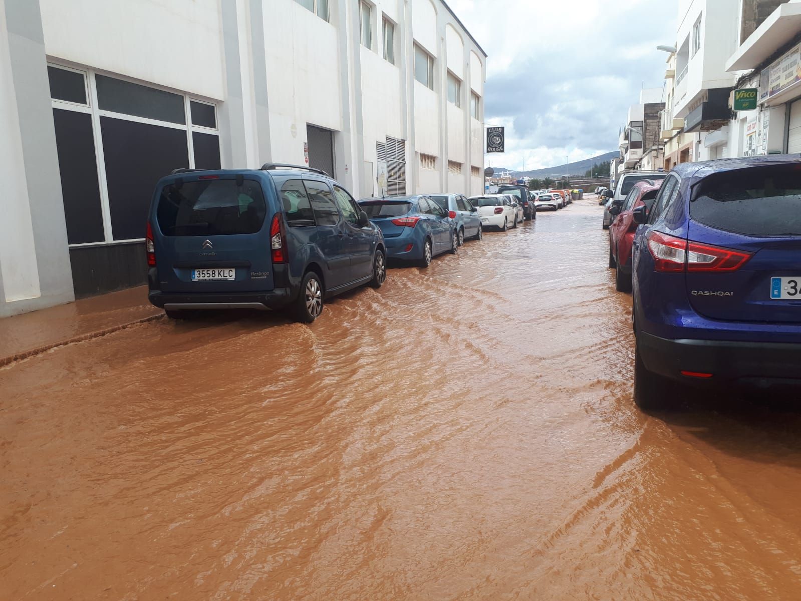 Efectos de la lluvia en Arrecife