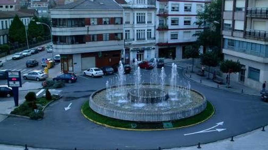 En la Praza da Constitución. // Bernabé/J.Lalín