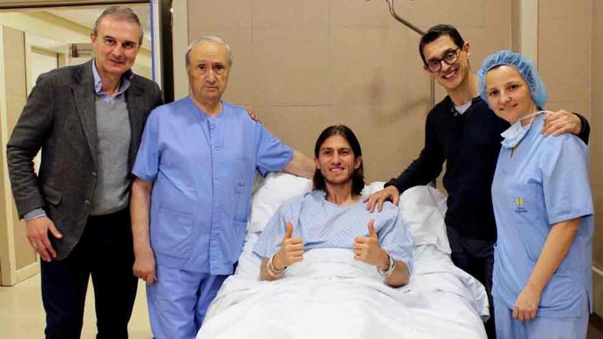 Filipe Luis ha dejado el hospital