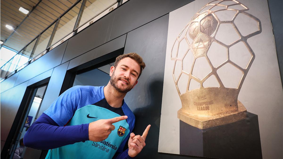 Gonzálo Pérez de Vargas, jugador del Barça de balonmano