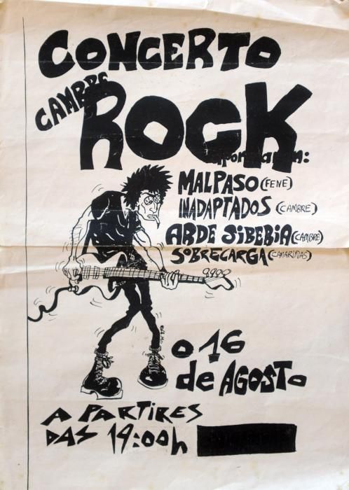 El Rock in Cambre, en exposición