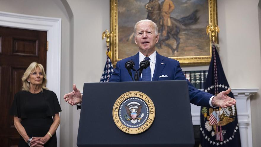 Biden señala al lobby de las armas tras el tiroteo masivo en una escuela de Texas