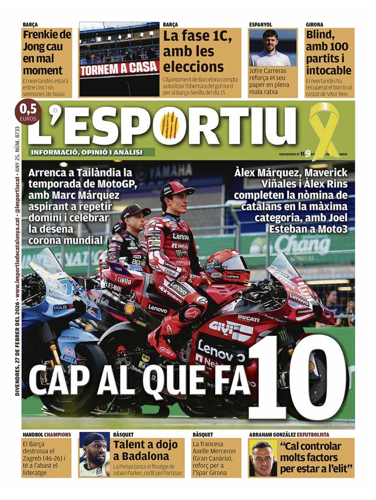 Estas son las portadas de la prensa deportiva de hoy Estas son las portadas de la prensa deportiva de hoy