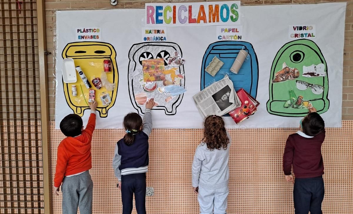 Los peques tambien reciclan