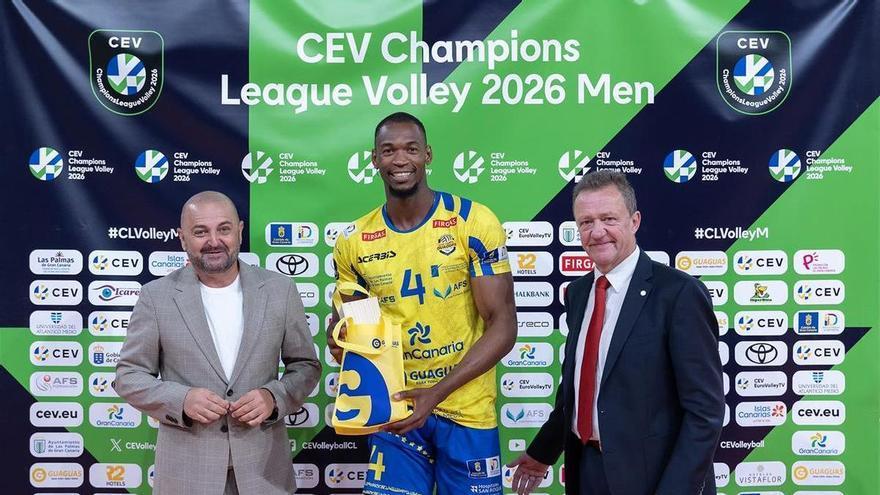 Hélder Spencer marca el camino del Guaguas hacia la fase de grupos de la CEV Champions League