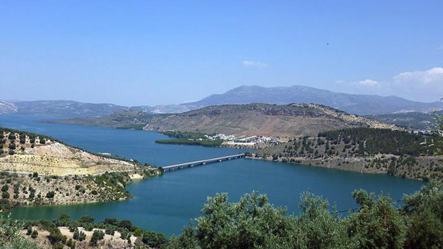 Imagen del pantano de Iznájar, en Córdoba.