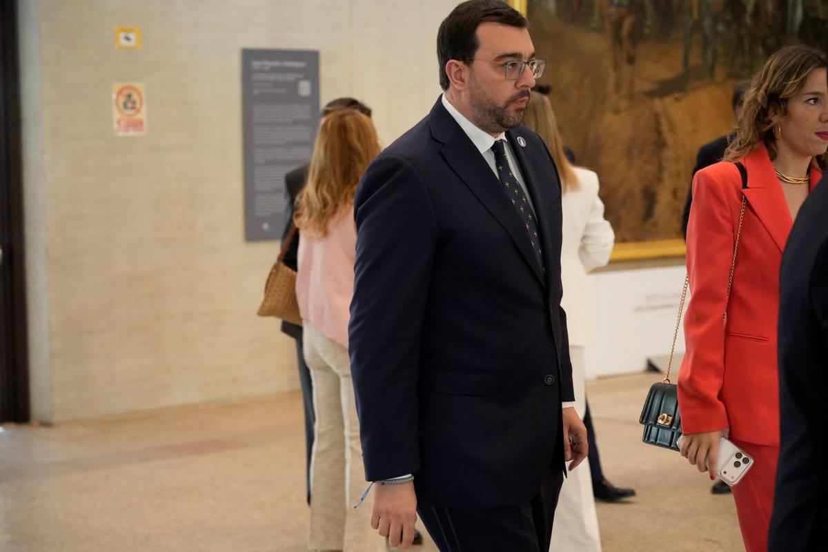 Adrián Barbón, presidente del Principado de Asturias.