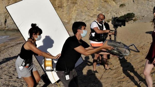 El rodaje de la serie "Alba" llega a la Marina Baixa