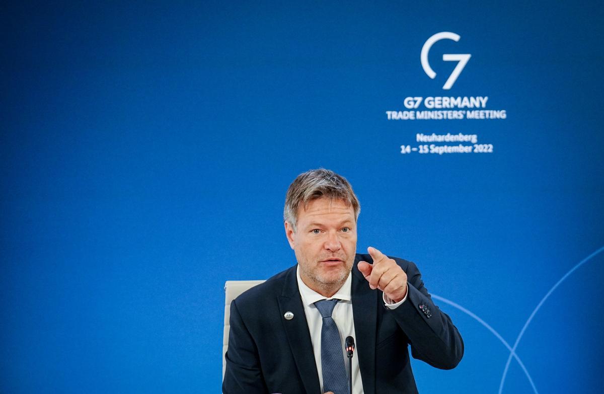 El ministro de Economía de Alemania, Robert Habeck.