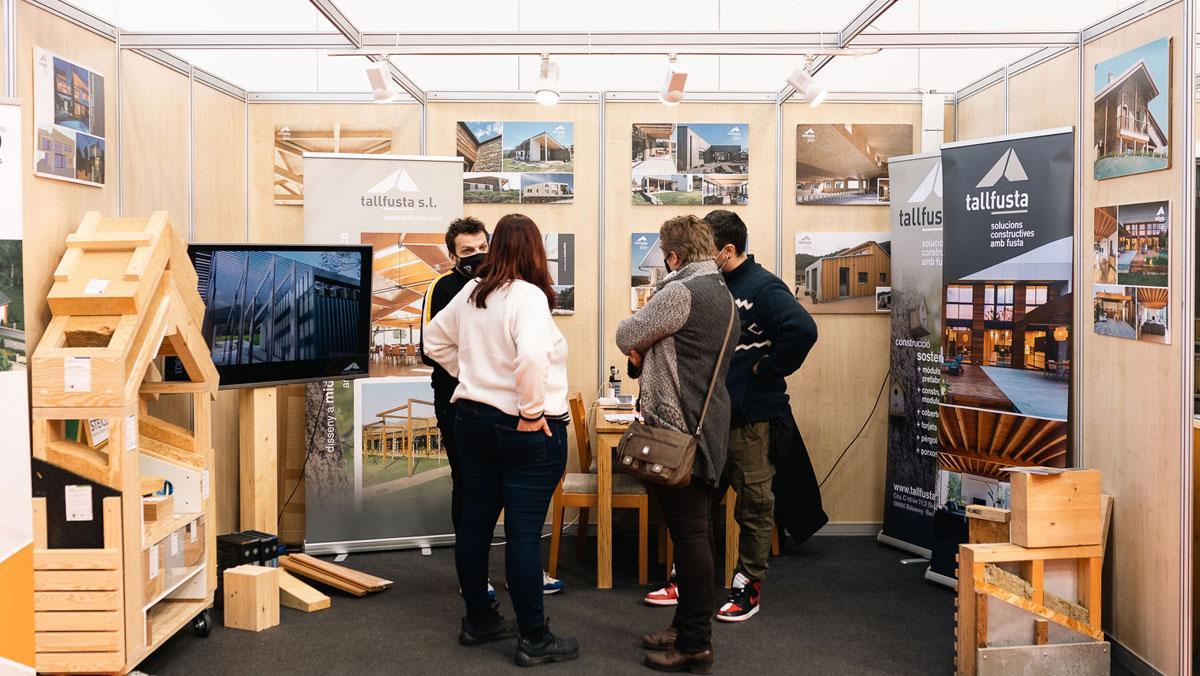 Una de las empresas de construcción con madera presente en la pasada edición de la FECS