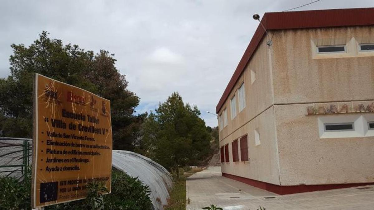 Vista general de la escuela taller de Crevillent, en imagen de archivo