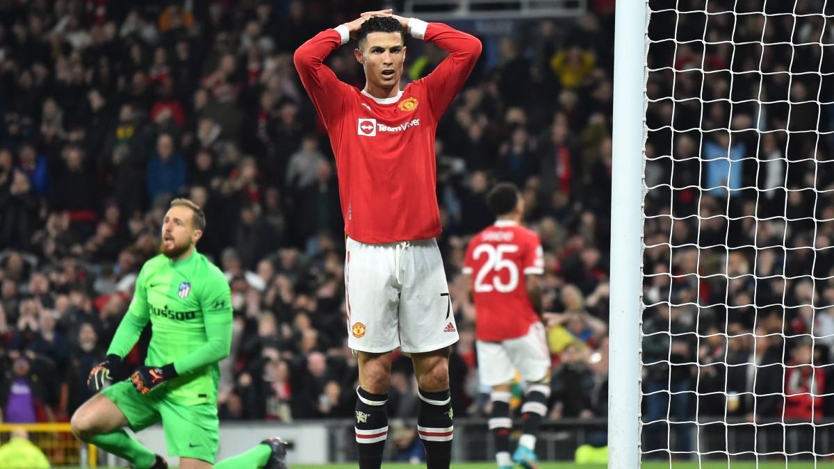 Cristiano Ronaldo, durante su último enfrentamiento ante el Atlético