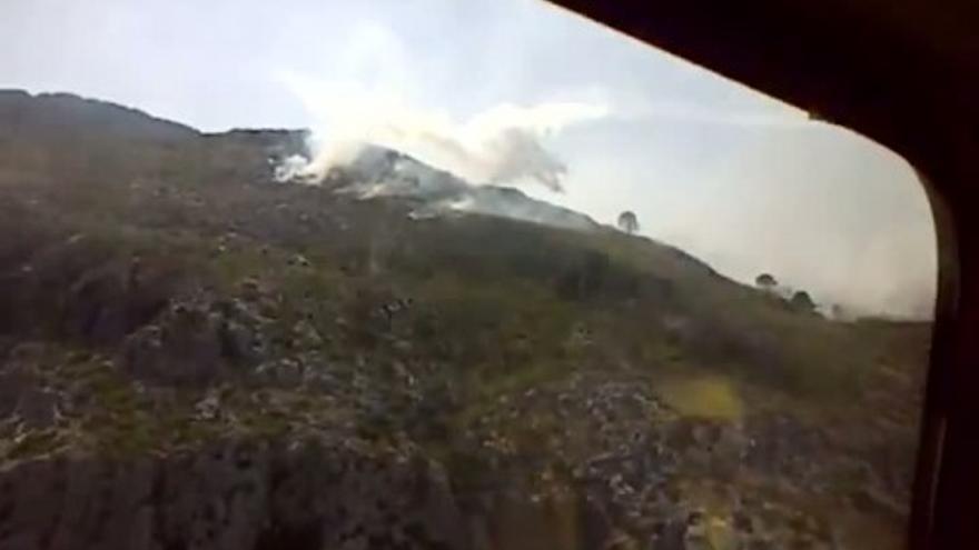 Brand bei Andratx: Luftaufnahmen