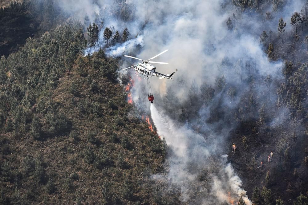 Incendio en Llanes